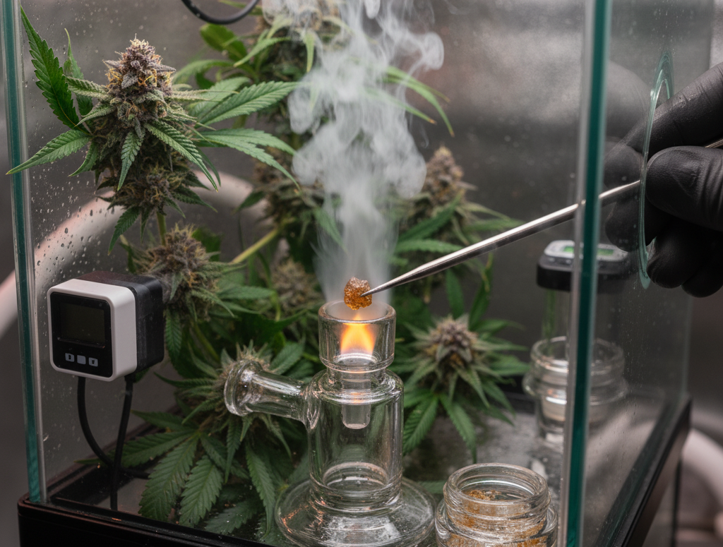 THCA diamonds set up