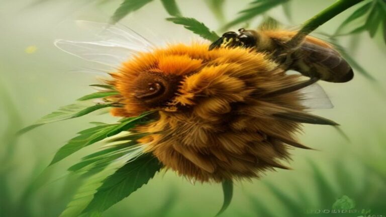 do bees pollinate cannabis