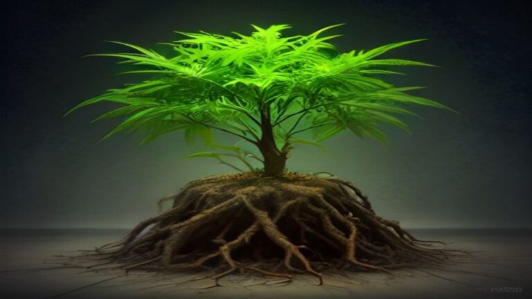 how deep do cannabis roots grow