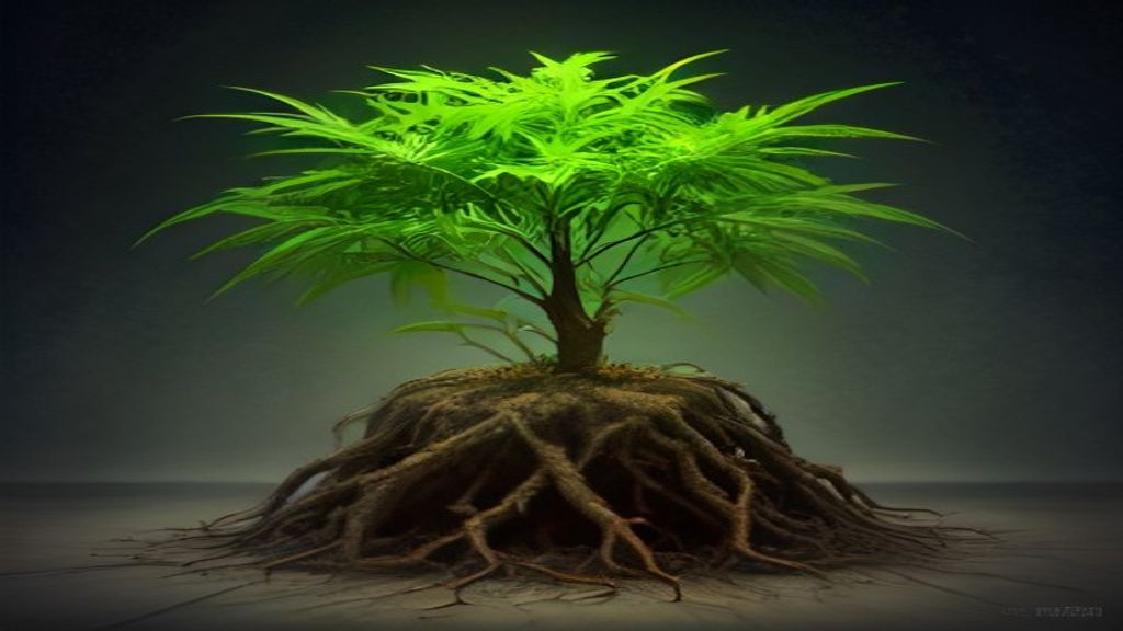 how deep do cannabis roots grow